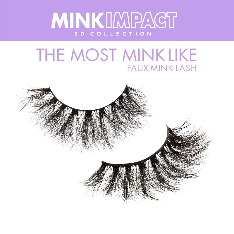 i-Envy False Lashes 3D Mink-Like Plush Impact Natural to Dramatic