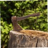 WOONEKY Wooden Hatchet Handle Replacement Short Axe Handle for Mini