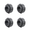 UgyDuky 4 Pieces PVC Bulkhead Fitting for Rain Barrels, Aquariums,