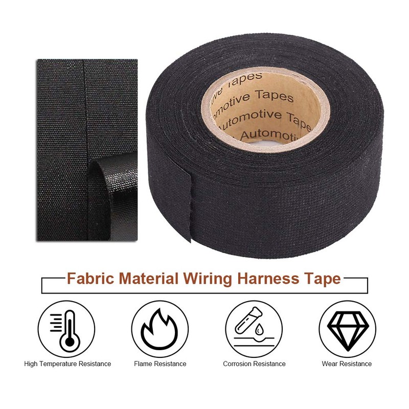 Keenso High Temperature Resistant Automotive Wiring Harness Tape Wiring Loom