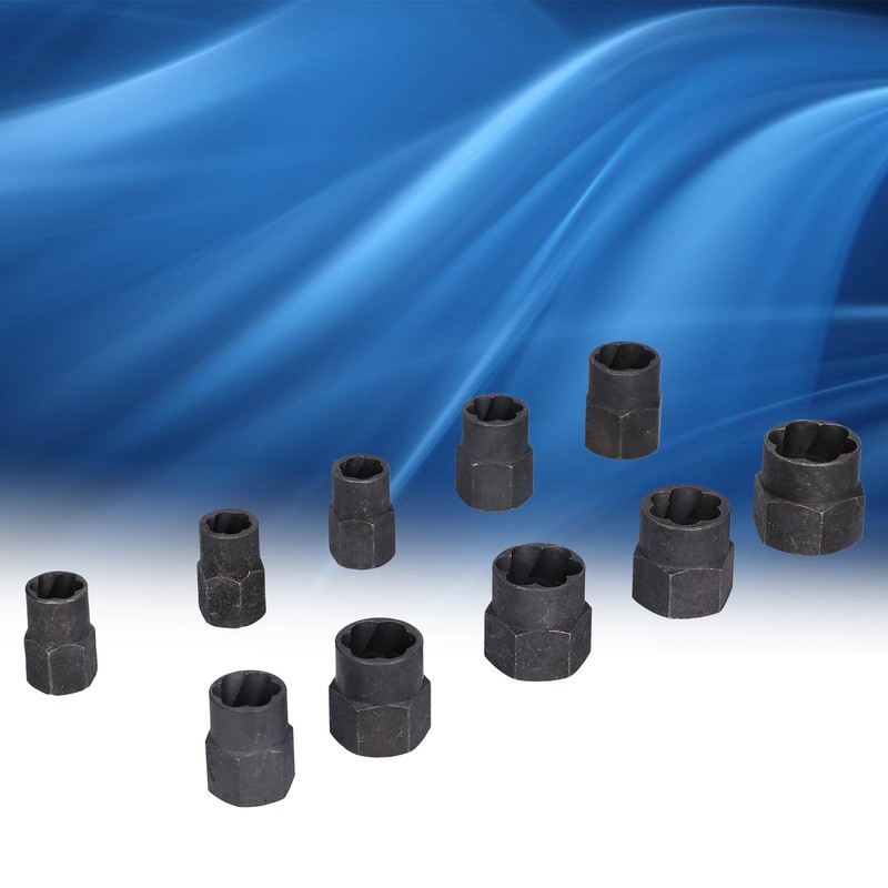 10Pcs Broken Nut Extractor Hex Remover Disassembling Tool Industrial Accessories