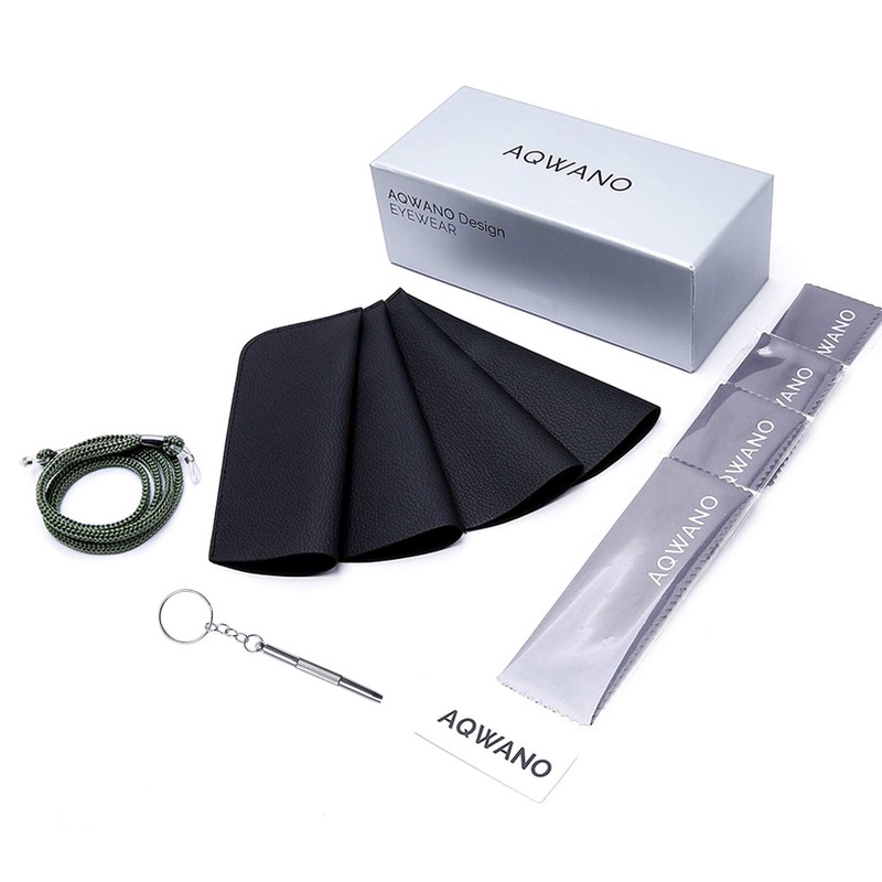 AQWANO TR90 Durable Reading Glasses - Lightweight Flexible Readers for