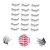 DOITOOL 3sets Volume Enhancing Fake Lashes in Bulk Lash Strip