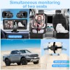 Dual Baby Car Camera 2 Kids 7.0'' Split Screen Ultrawide