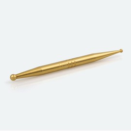 AFH Massage Stick Exclusive Line | Stainless Steel Gold-Plated | Large Diameter 4 mm and 6.5 mm | Trigger Point Acupuncture Pen