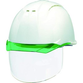 DIC AP11EVOCSWHA6KPWG Transparent Visor Helmet (with Shield Surface) AP11EVO-CSW KP White/Green