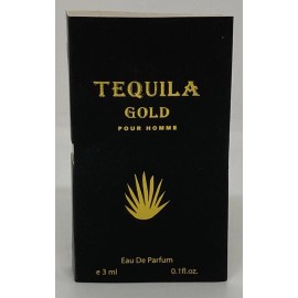 Tequila Gold Pour Homme 0.1 oz 3 ml EDP Spray Deluxe Mini Travel Sample Vial