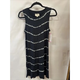 T&S by Thread & Supply Ladies Tie Dye Sleeveless Dress small Vintage Black New