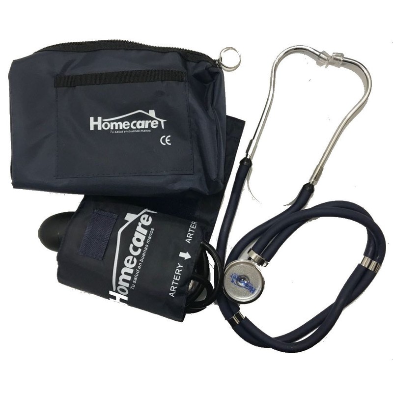 Homecare Kit Baumanómetro con Estetoscopio Rappaport (Azul)