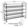 SWOMMOLY Spice Rack Organizer with 36 Empty Square Spice Jars,