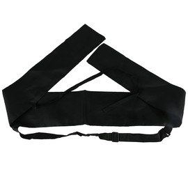 Coollooda Katana Bag, Bamboo Sword Bag, 53.1 x 5.1 inches (135 x 13 cm), Thicken and Adjustable, Storage Bag, Backable, For Storing a Variety of Long Items such as Japanese Swords, Kendo Bamboo Swords, Fishing Rods, Poles, etc. (Black)