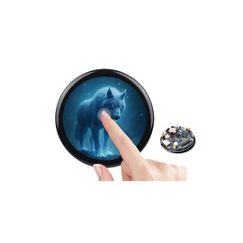 ESP32-S3 1.46 Inch LCD Round Touch Display Development Board, 412 x 412 Pixels, 16.7 m Colour, Supports Wi-Fi & Bluetooth 5, with 6-Axis IMU, Speaker etc. Multiple Interface