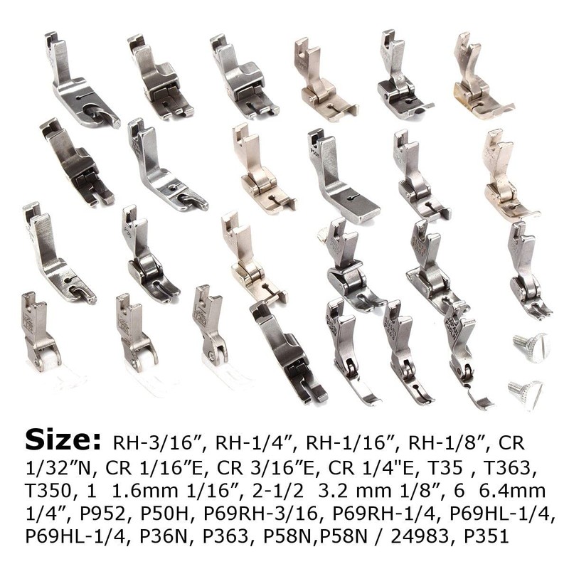 25 Piece Presser Foot Set, Sewing Presser Foot Set for