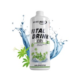 Best Body Nutrition Best Body Nutrition Vital Drink ZEROP® - Waldmeister, Original Getränkekonzentrat - Sirup - zuckerfrei, 1:80 ergibt 80 Liter Fertiggetränk, 1000 ml