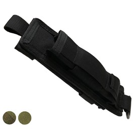 Miles Tactical ASP Molle Baton Holder Pouch fits Expandable Batons and Flashlights (Black, 16"-26")