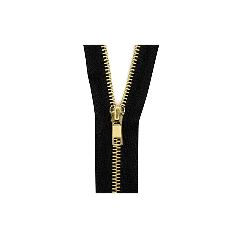 Realm Brass Teeth Jeans Zip for Sewing, Crafts, Clothing and