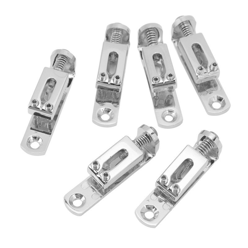 6PCS Guitar Bridge Saddle Split Type Zinc Alloy Electric Guitar
