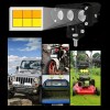 2pzs Faros Auxiliares 3 Modos Doble Color Led Para Auto