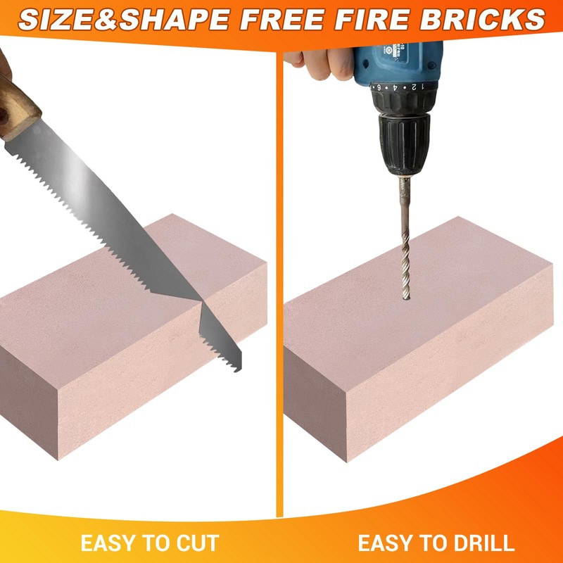 Fire Bricks, Woodstove Firebricks, High Temperature Resistant Clay Firebricks for
