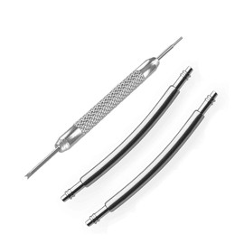 masar 20mm Ø 1.5mm Curved Curve Premium Spring Bars for Watch Supplied with a Tool 20mm Curved 1.5mm