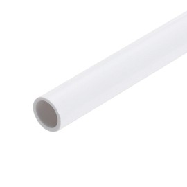 MECCANIXITY 5/16 Inch PVC Rigid Tube Round Pipe Tubing Hardware Tubing 8mm ID 10mm OD 9" Length White High Impact for Water Pipe, Crafts, Cable Sleeve