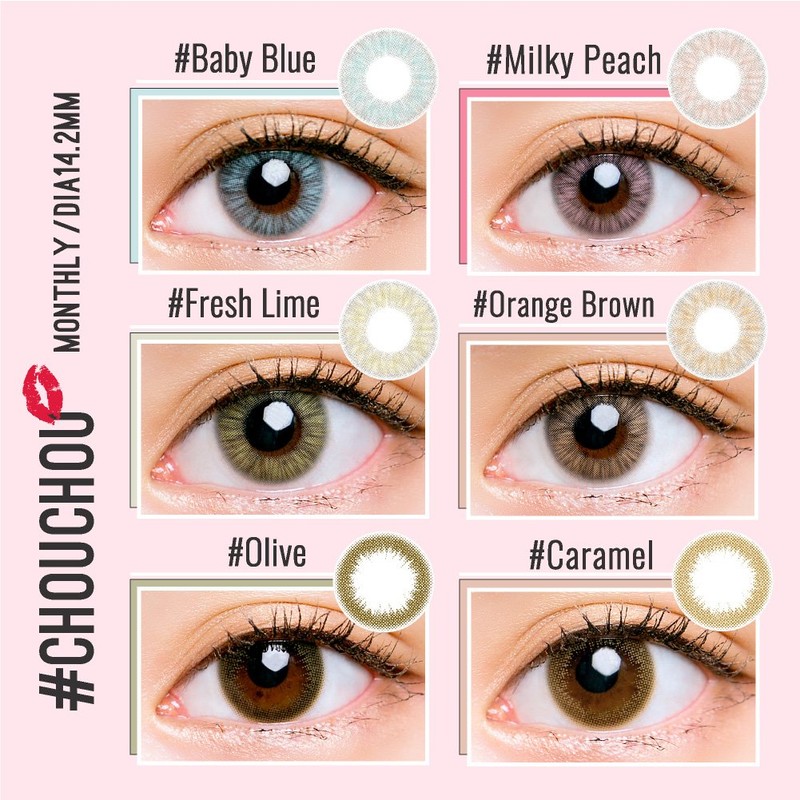 チュチュ CHOUCHOU 1month 05 ミルキーピーチ 1枚入 (PWR) -3.00