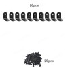 L-Shaped Corner Brackets for Wood Furniture – Black Stainless Steel