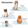 Blue Puppy Pads Small Dogs, Pee Pads for Dogs 100