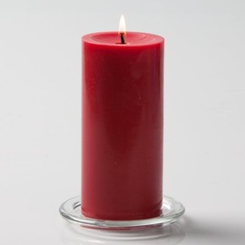 Richland® 3" X 6" Hand Poured Red Pillar Candle Set of 6
