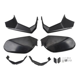 ATV Hand Guard Black Plastic Cover Ryker 600 900 Rally Sport Wind Deflectors Accessories
