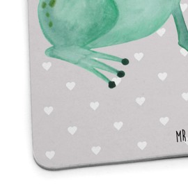 Mr. & Mrs. Panda Bierdeckel Frosch Liebe 50er Set - Geschenk, große Liebe, Verlobung, Partner, Heiratsantrag, Gastgeschenk Hochzeit, Tischdeko,