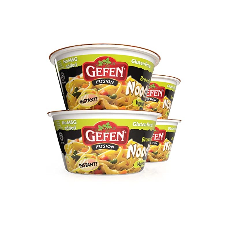 Gefen Brown Rice Gluten Free Instant Noodle Soup, Vegetable Flavor