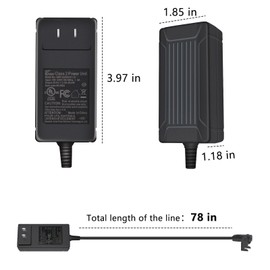 UAUSE 29V 2A AC/DC Power Supply Transformer for Recliner and Lift Chair Compatible with Limoss Okin Adjustable Bed and Recliner Sofa