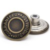 20mm Replacement Jean Tack Buttons No Sew Metal Buttons for