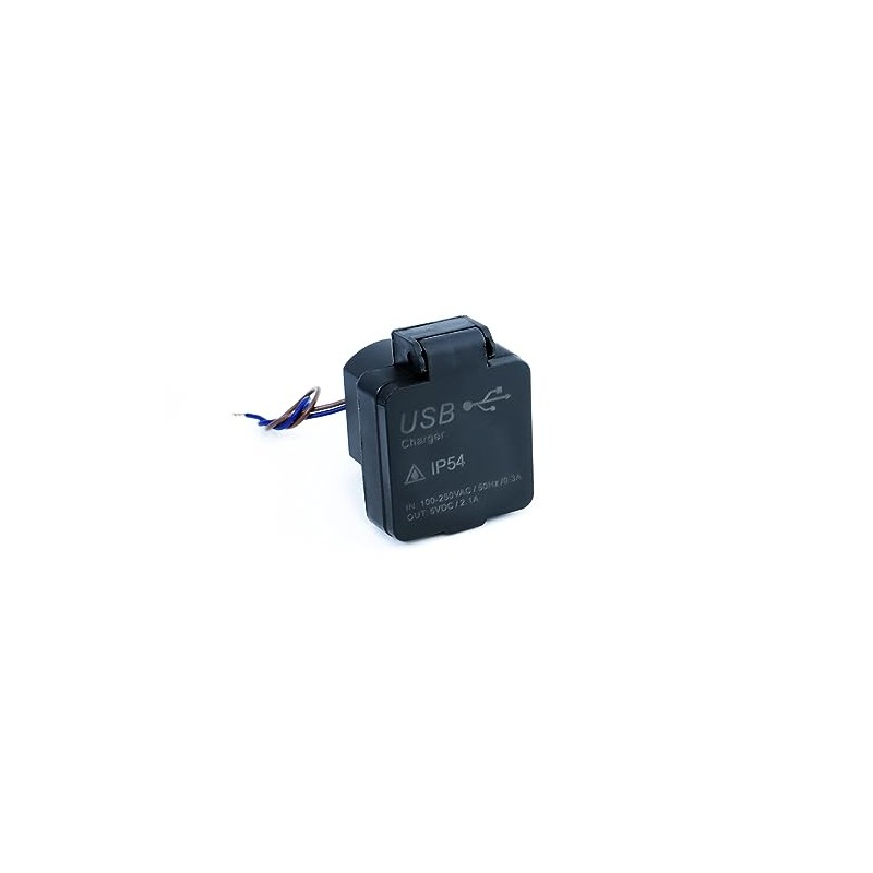 HOLZER USB Recessed Socket & Mounted Socket / 2 x