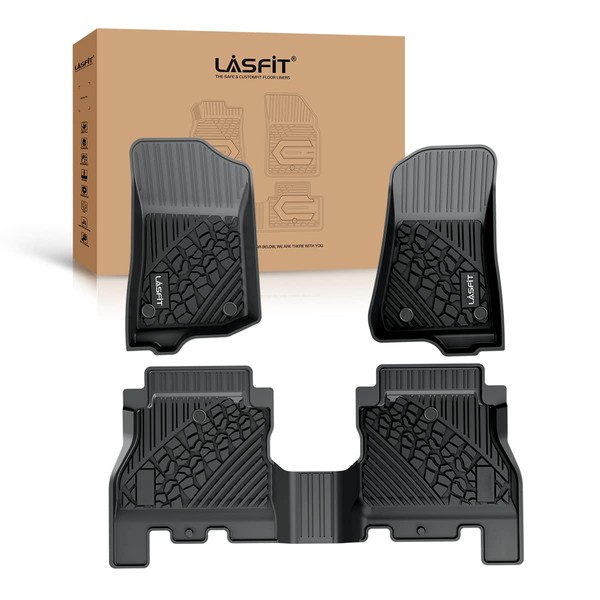 LASFIT Floor Mats Fit for 2018-2024 Jeep Wrangler JL Unlimited