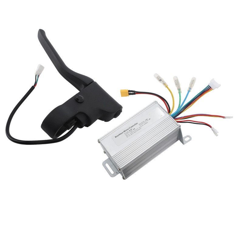 36V 350W Electric Scooter Controller Dashboard Panel Brake Lever Kit