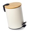 GREELUE 3L Metal Cosmetic Bin, Bathroom Bin with Lid, Bathroom