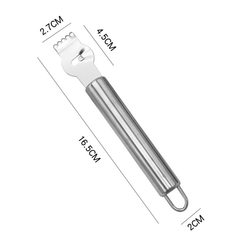 Alnicov Two-in-one Multipurpose Lemon Zester with Channel,Stainless Steel Fruit Peel