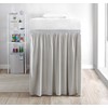 Extended Dorm Sized Bed Skirt Panel with Ties (1 Panel)