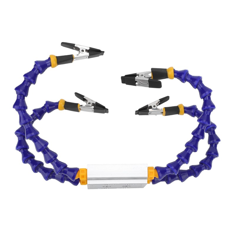 Soldering Helping Hands ABS Flexible Arm Aluminum Alloy Base Third