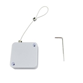 Retractable Cable Lock with Cable tie, to Prevent Loss of Various adapters and Security Locks During Meetings,Also for exhibits, Remote Controls and Harnesses (2, 3.3ft)