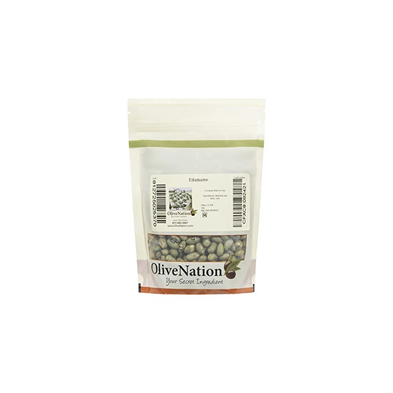 OliveNation Dry Roasted Edamame, Roasted Dried Salted Soy Nuts for