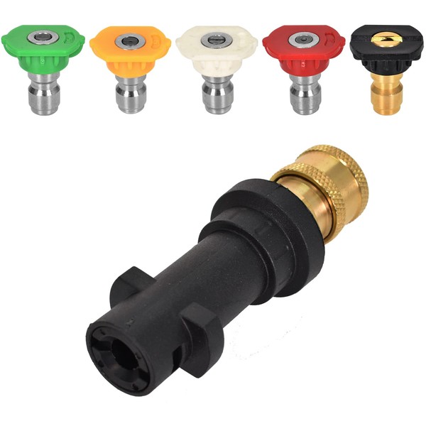 Nramwell Pressure Washer Adapter, 1/4'' Quick Connect Fitting Compatible with