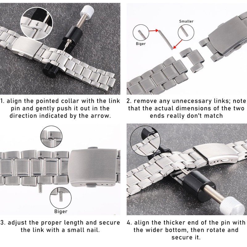 Watch Strap Repair Tool Set Watch Strap Pin Remover Watch