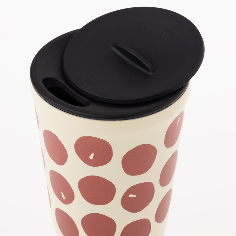 maebata 53126 Tumbler with Lid, Vacuum Insulated, Hot or Cold