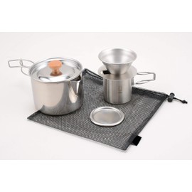 Touring Ketork Cooker & Dripper Set with Storage Mesh Bag PY-C007
