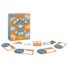 USAOPOLY Match-O-Rama Family Board Game | Press-Your-Luck Matching Game Fun for All Ages | 4-8 Players | Ages 8+