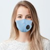 NUÜR 2 Pcs Reusable Face Mask, with Air Valve and