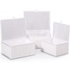 Honygebia Bamboo Decorative Storage Boxes - Set of 3 Woven
